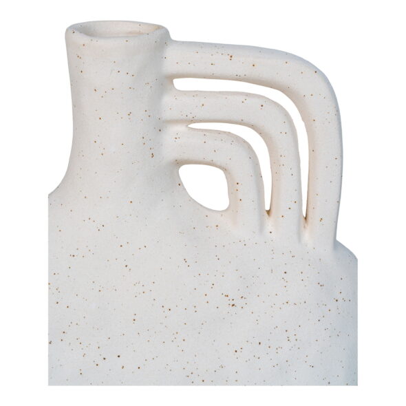House Nordic - Vase - Vase, Keramik, beige, 18,5x8x19,5 cm – Bild 4