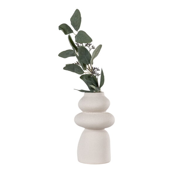 House Nordic - Vase - Vase, Keramik, beige, ø14,5x26,5 cm – Bild 3