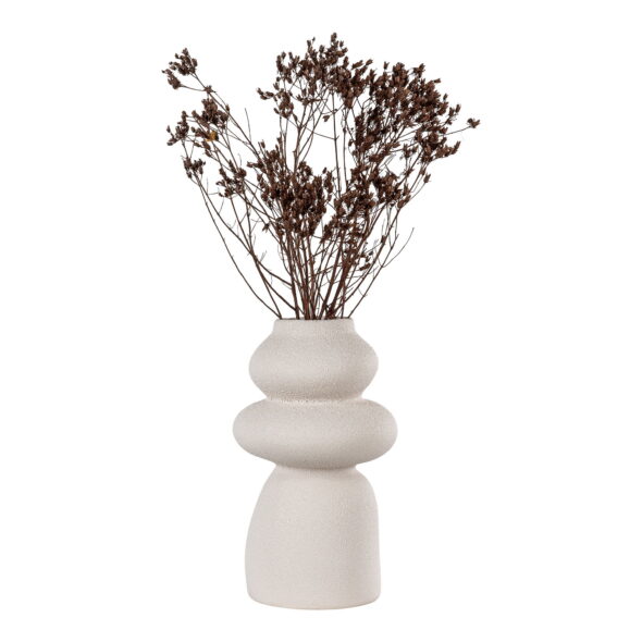 House Nordic - Vase - Vase, Keramik, beige, ø14,5x26,5 cm – Bild 4