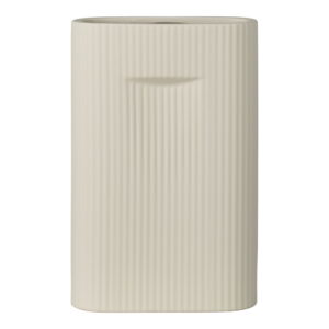 House Nordic - Vase - Vase, Keramik, grau, 16,5x6,5x26 cm