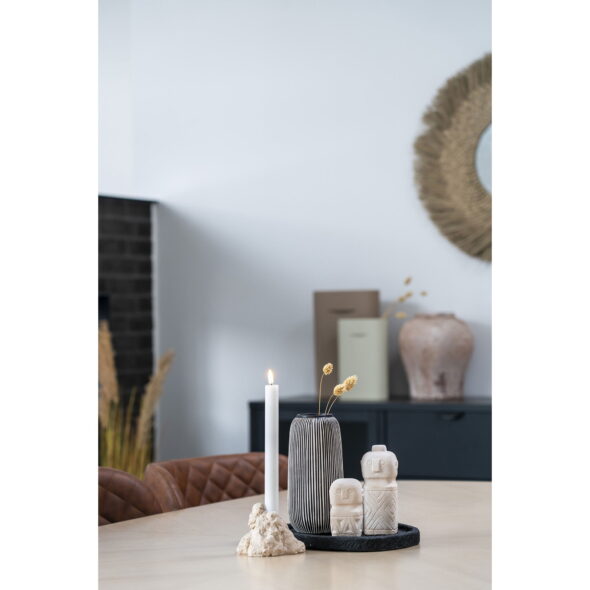 House Nordic - Dekoration - <p>Dekoration, Zement, Beige, 6,5x6,5x15 cm</p> – Bild 2