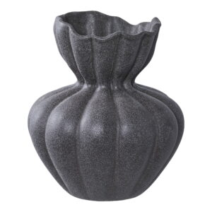 House Nordic - Vase - Vase, Keramik, schwarz ø17,2x19,4 cm
