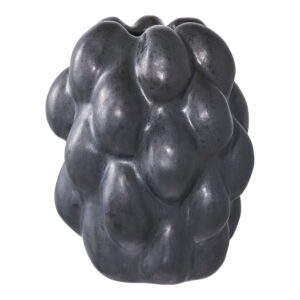 House Nordic - Vase - Vase, Keramik, schwarz, 14x15x19 cm