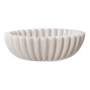 House Nordic - Schüssel - Schüssel, Polyresin, beige ø20x6,5 cm