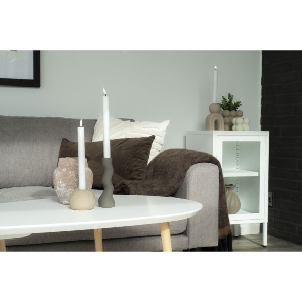 House Nordic - Blumentopf - Blumentopf, Keramik, braun, 13,5x13,5x13 cm – Bild 6