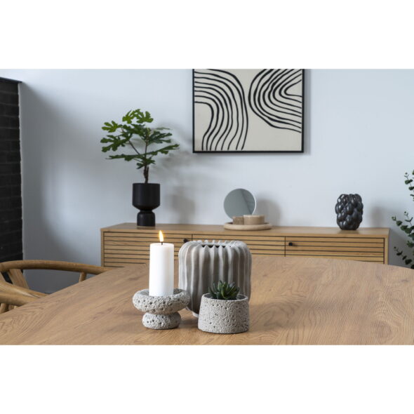 House Nordic - Blumentopf - Blumentopf, Keramik, schwarz ø15x23,5 cm – Bild 5