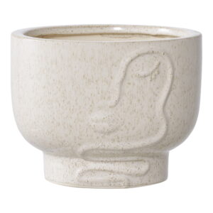 House Nordic - Blumentopf - Blumentopf, Keramik, beige ø15x12 cm