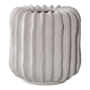 House Nordic - Blumentopf - Blumentopf, Keramik, grau ø15x15 cm