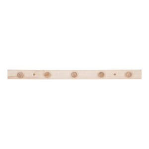 House Nordic - Abano Garderobe - Garderobenständer, Pappelholz, Natur 1,5x70x5 cm