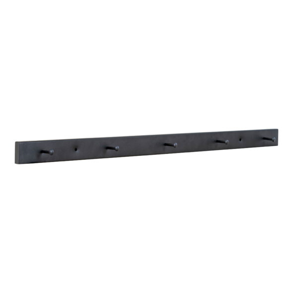 House Nordic - Vita Garderobe – Garderobe, Stahl, schwarz 70x4x4 cm – Bild 3