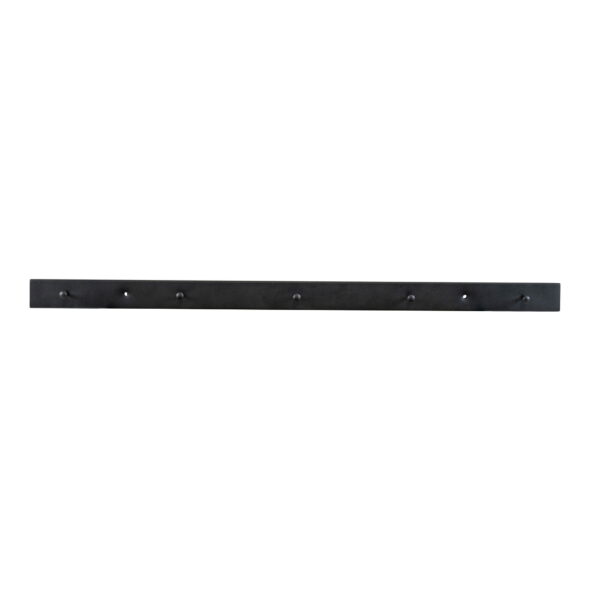 House Nordic - Vita Garderobe – Garderobe, Stahl, schwarz 70x4x4 cm