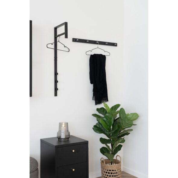 House Nordic - Trento Clothes Rack - Kleiderständer, Metall, schwarz – Bild 2