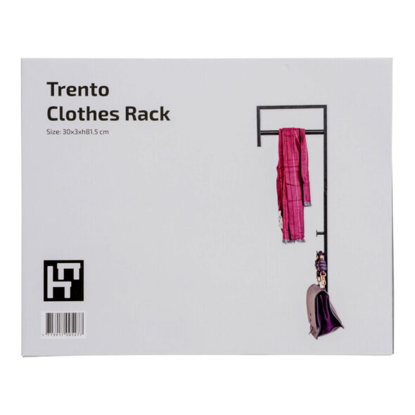 House Nordic - Trento Clothes Rack - Kleiderständer, Metall, schwarz – Bild 3