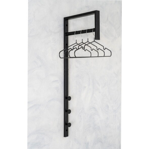 House Nordic - Trento Clothes Rack - Kleiderständer, Metall, schwarz – Bild 4