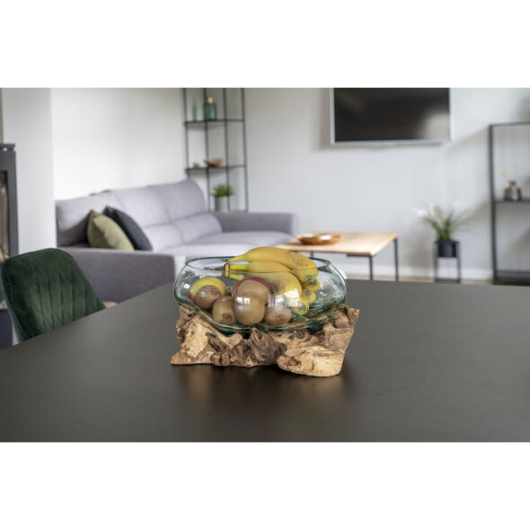 House Nordic - San Marino Waterdrop - Waterdrop, Teak/Glas, Natur, H20 cm – Bild 4