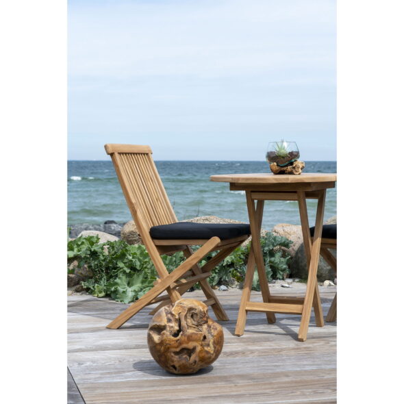 House Nordic - San Marino Waterdrop - Waterdrop, Teak/Glas, Natur, H15 cm – Bild 5