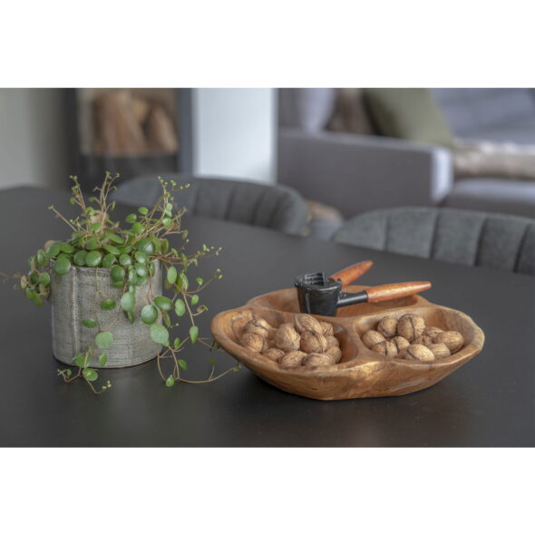 House Nordic - Nola Bowl - Schüssel, Teak, Natur ø30x5 cm – Bild 2