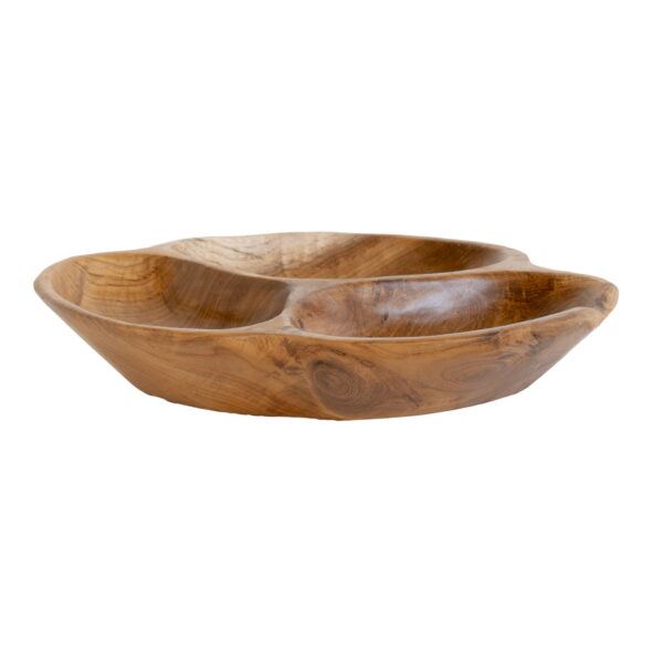 House Nordic - Nola Bowl - Schüssel, Teak, Natur ø30x5 cm – Bild 4