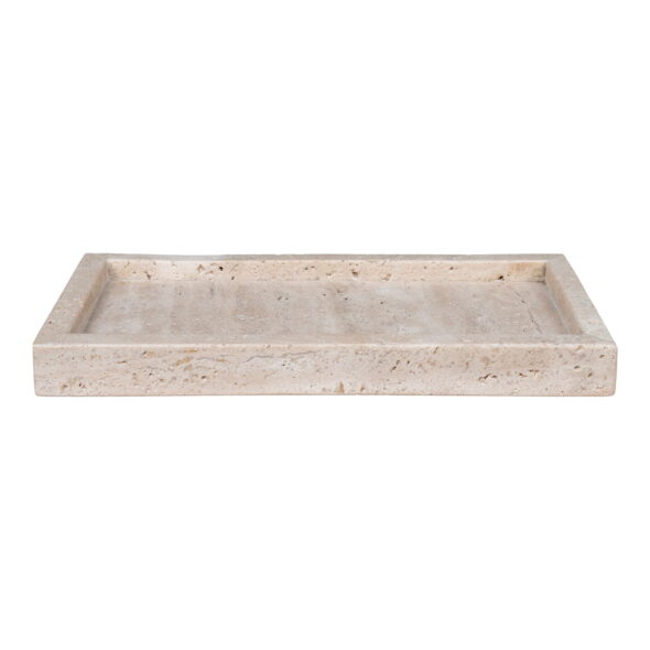 House Nordic - Tablett - <p>Tablett, Travertin, natur, 30,5x15 cm</p> – Bild 2