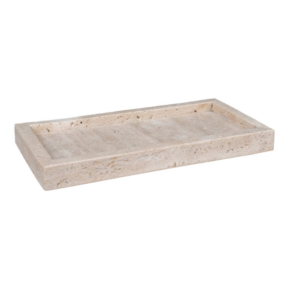 House Nordic - Tablett - <p>Tablett, Travertin, natur, 30,5x15 cm</p>