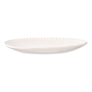 House Nordic - Tablett - Tablett, Keramik, weiß 30,5x20,3x3,8 cm