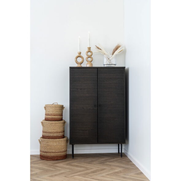 House Nordic - Kerzenhalter - Kerzenhalter, Keramik, braun 13,5x8,8x23,4 cm – Bild 6