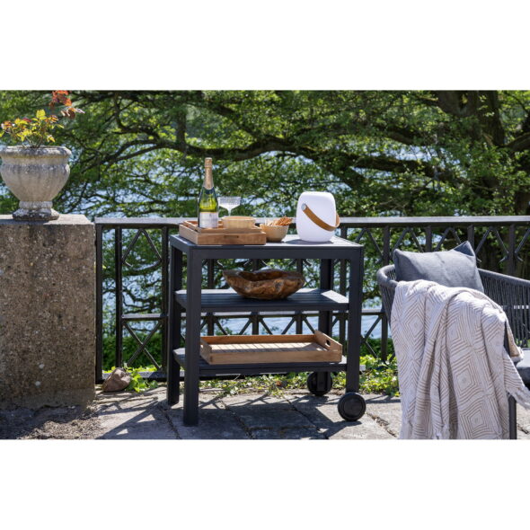 House Nordic - Faro Tablett - Tablett, Teak, Natur, 3er-Set – Bild 8