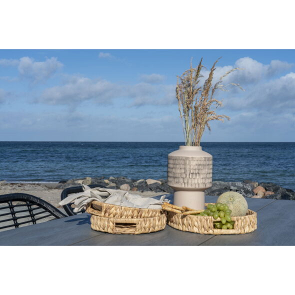 House Nordic - Estoril Tabletts - Tabletts, Wasserhyazinthe, natur, 3er-Set – Bild 6