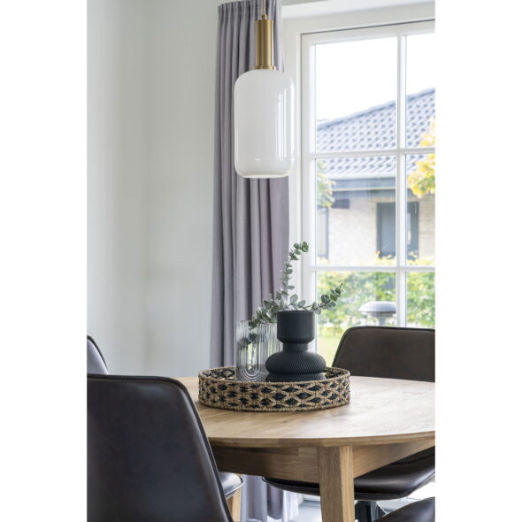 House Nordic - Nerja Tablett - Tablett, Seegras, schwarz/natur, ø38 cm – Bild 6