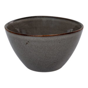 House Nordic - Selma Bowl - Schüssel, Keramik, grau/braun ø15x9 cm, 4er-Set