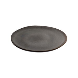 House Nordic - Selma Lunch Plate - Lunchteller, Keramik, grau/braun ø21 cm, 4er-Set