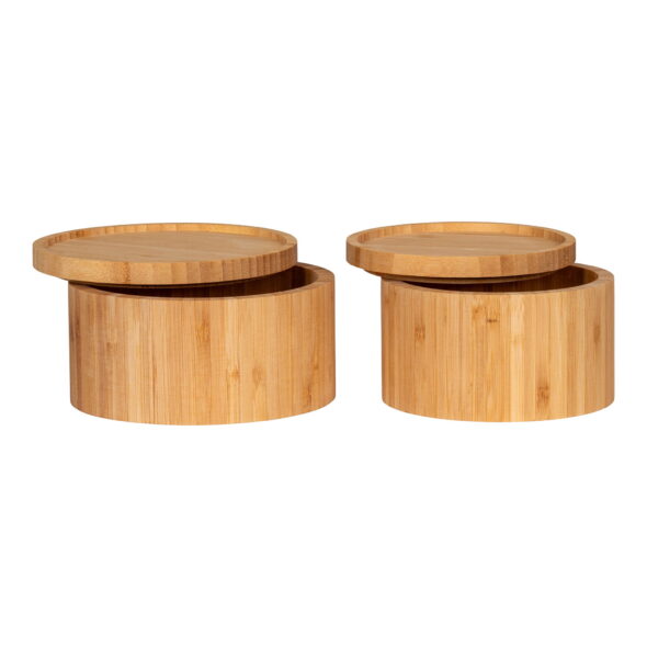 House Nordic - Chefalu Aufbewahrungsbox – Aufbewahrungsbox, Bambus, natur, 2er-Set – Bild 2