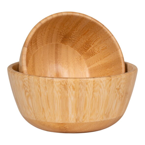 House Nordic - Chefalu Bowl - Schüssel, Bambus, natur 2er-Set – Bild 3