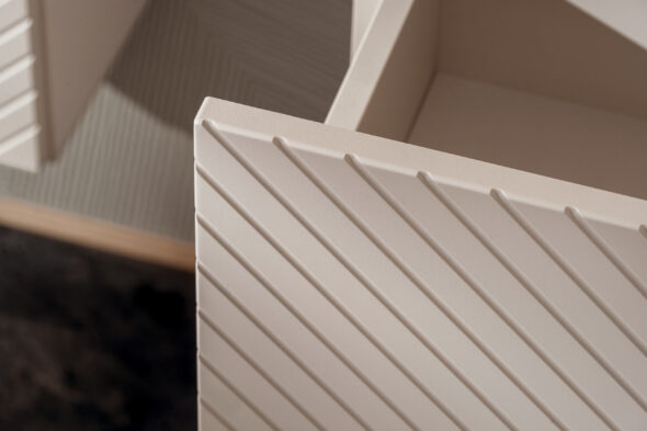 Waschbeckenunterschrank, 60 cm, 2 Schubladen – Bild 9