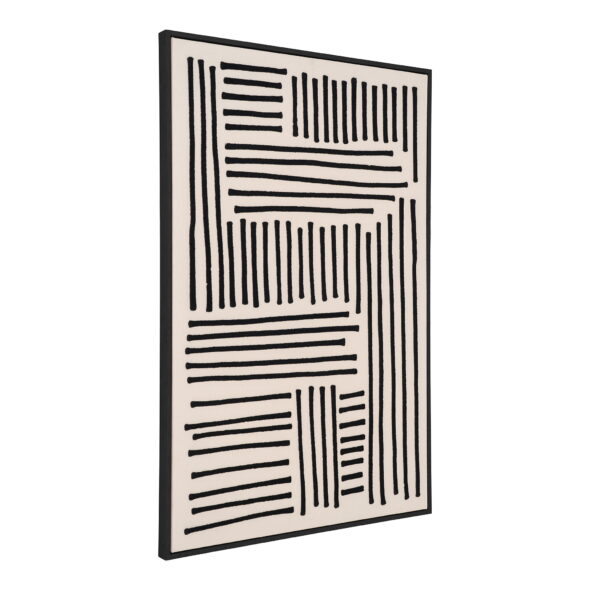 House Nordic - Lipari-Leinwanddruck – Leinwanddruck, Leinwand, schwarz/beige, Nr. 1 60 x 90 cm – Bild 3