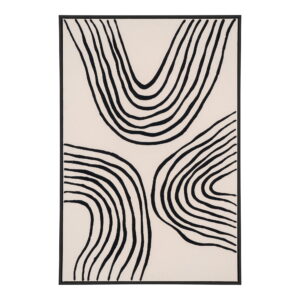 House Nordic - Lipari-Leinwanddruck – Leinwanddruck, Leinwand, schwarz/beige, Nr. 2 60 x 90 cm