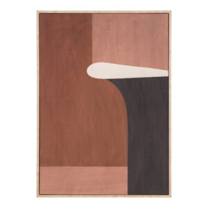 House Nordic - Kapstadt Leinwanddruck - Leinwanddruck, Leinwand, braun/beige, Nr.2 50x70 cm