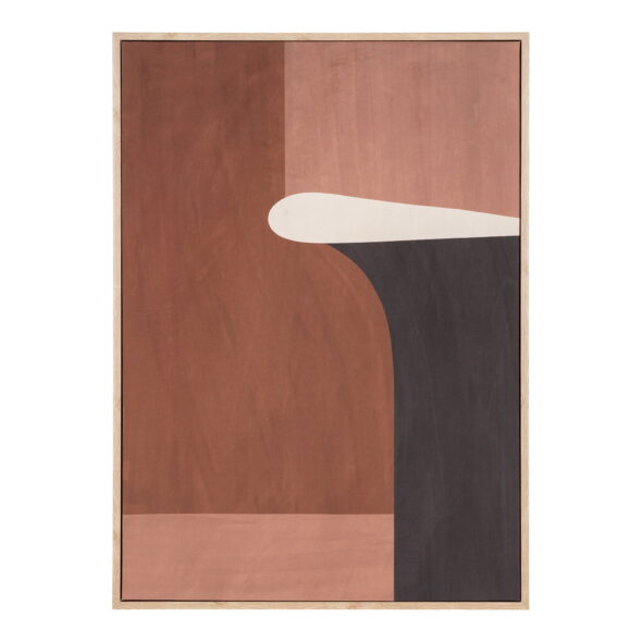 House Nordic - Kapstadt Leinwanddruck - Leinwanddruck, Leinwand, braun/beige, Nr.2 50x70 cm