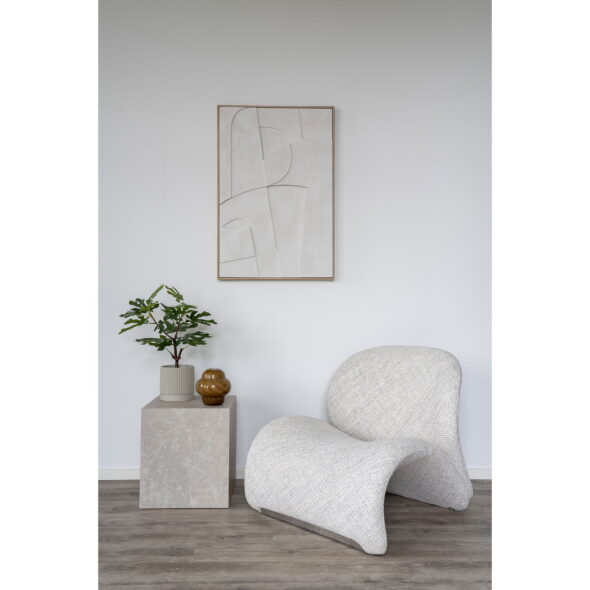 House Nordic - Madeline Relief-Wanddekoration – Relief-Wanddekoration, Leinwand, weiß, Nr. 1 60 x 90 cm – Bild 5