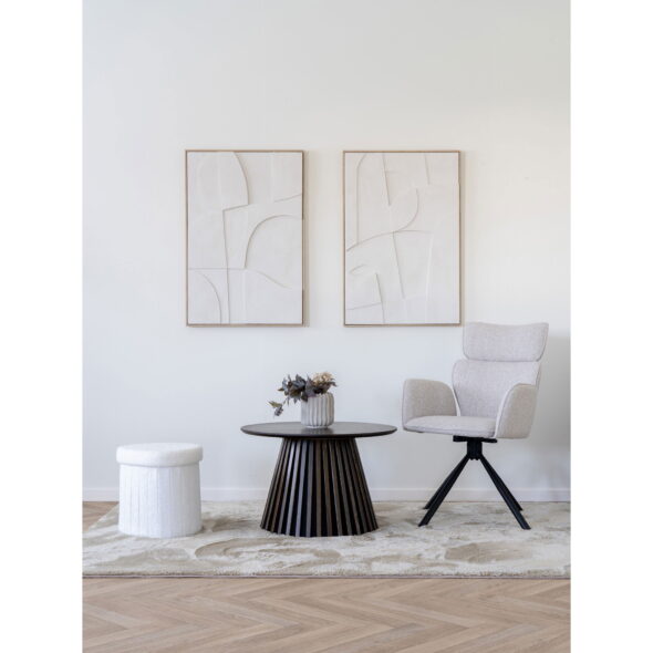 House Nordic - Madeline Relief-Wanddekoration – Relief-Wanddekoration, Leinwand, weiß, Nr. 1 60 x 90 cm – Bild 6