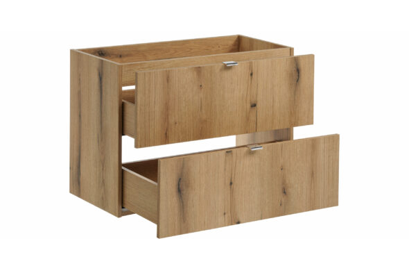 Waschbeckenunterschrank, 80 cm, 2 Schubladen – Bild 3