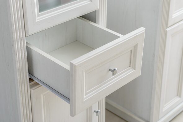 Hochschrank, 2 Türen, 1 Schublade – Bild 4