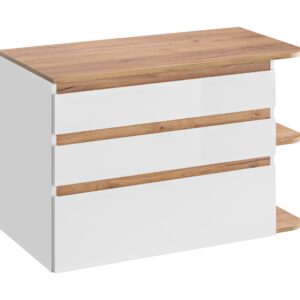 Waschbeckenunterschrank 90 cm, 3 Schubladen