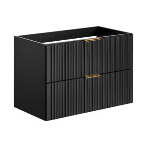 Waschbeckenunterschrank, 80 cm, 2 Schubladen