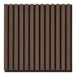House Nordic - Akustikplatte – Akustikplatte, Holzfurnier, Walnuss, Walnussoptik 520 x 520 x 22 mm