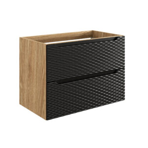 Waschbeckenunterschrank, 80 cm, 2 Schubladen