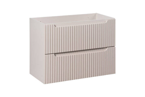 Waschbeckenunterschrank, 80 cm, 2 Schubladen