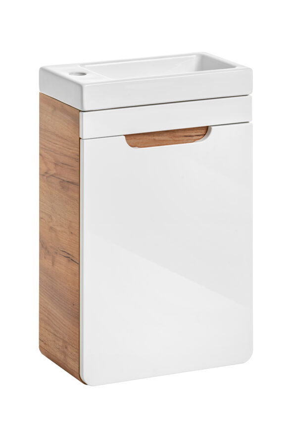 Waschbeckenunterschrank 40 cm, 1 Tür – Bild 4