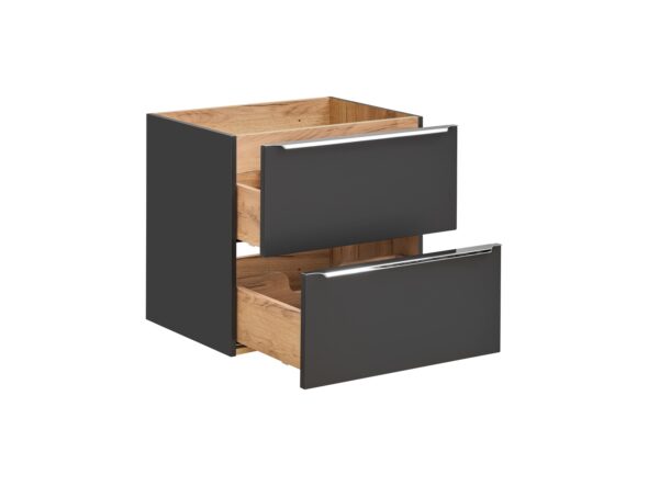 Waschbeckenunterschrank, 80 cm, 2 Schubladen – Bild 2