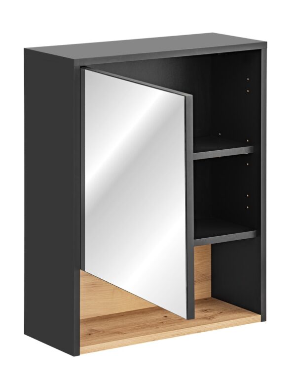 Spiegelschrank 60cm, 1 Tür – Bild 3